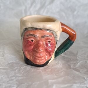 Handpainted Miniature Lancaster & Sandland Ceramic "Toby Jug"